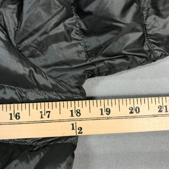 TNA Botanie Puffer Down Coat Women Small Gray Long Parka Lightweight Jacket Warm - Picture 11 of 13